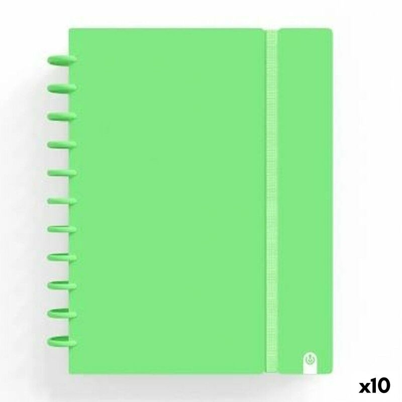 Carchivo|Caderno de Argolas Carchivo INGENIOX Verde A4 100 Folhas (10 Unidades) Carchivo|Caderno de Argolas Carchivo INGENIOX Verde A4 100 Folhas (10 Unidades)