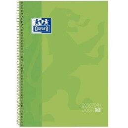 Oxford|Caderno de Argolas Oxford Classic Europeanbook 1 Write&Erase Verde A4+ 80 Folhas 5 Peças (2 Unidades)