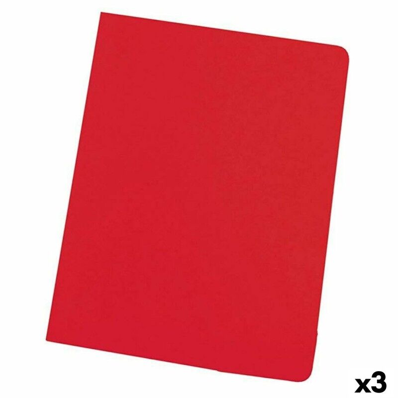 Elba|Subpasta Elba Vermelho A4 50 Peças (3 Unidades)