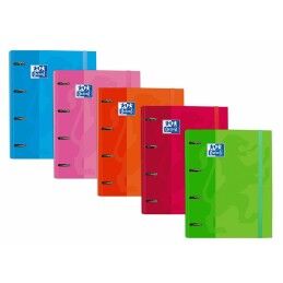 Oxford|Pasta com argolas Oxford EUROPEANBINDER Multicolor A4+ (10 Unidades)