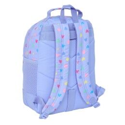 Benetton|Mochila Escolar Benetton Lila Lilás 32 x 42 x 15 cm
