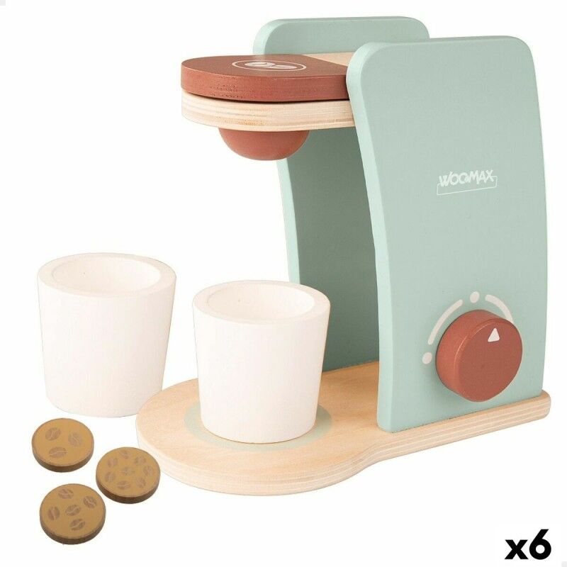 Woomax|Cafeteira de brincar Woomax 6 Peças (6 Unidades)
