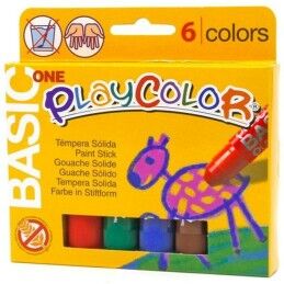 Playcolor|Têmperas sólidas Playcolor Basic One Multicolor (24 Unidades)