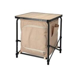 Lifetime|Conjunto de mesa com 2 cadeiras Lifetime Preto Creme 42 x 42 x 72 cm