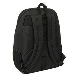 Kappa|Mochila Escolar Kappa Dark Preto 32 x 44 x 16 cm