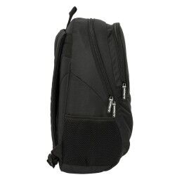 Kappa|Mochila Escolar Kappa Dark Preto 32 x 44 x 16 cm