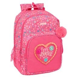 BlackFit8|Mochila Escolar com Rodas 905 BlackFit8 M313G Turquesa (32 x 42 x 15 cm)