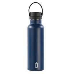 F.C. Barcelona|Garrafa Térmica F.C. Barcelona Azul Marinho Silicone Aço inoxidável