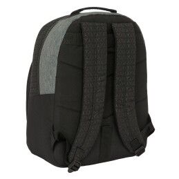 BlackFit8|Mochila Escolar BlackFit8 Old school Preto Cinzento 32 x 42 x 15 cm