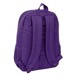 Real Valladolid C.F.|Mochila Escolar Real Valladolid C.F. Branco Roxo 32 x 44 x 16 cm