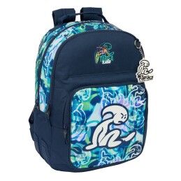 BlackFit8|Mochila Escolar com Rodas Evolution BlackFit8 Egeo Azul (32 x 42 x 15 cm)
