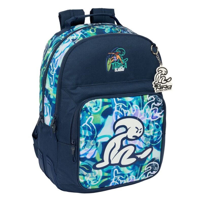 El Niño|Mochila Escolar El Niño Kook Azul Marinho 32 x 42 x 15 cm El Niño|Mochila Escolar El Niño Kook Azul Marinho 32 x 42 x 15 cm