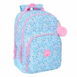 BlackFit8|Mochila Escolar com Rodas 905 BlackFit8 M313G Azul 32 x 42 x 15 cm