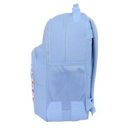 Smiley|Mochila Escolar Smiley Joyful Azul Multicolor 32 x 42 x 15 cm