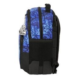 El Niño|Mochila Escolar El Niño Roller Azul Preto 32 x 42 x 15 cm