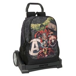 Valencia Basket|Mochila Escolar com Rodas Evolution Valencia Basket