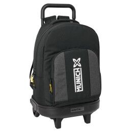 BlackFit8|Mochila Escolar com Rodas 905 BlackFit8 M313G Azul 32 x 42 x 15 cm