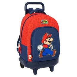BlackFit8|Mochila Escolar com Rodas 905 BlackFit8 M313G Turquesa (32 x 42 x 15 cm)