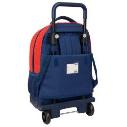 Super Mario|Mochila Escolar com Rodas Super Mario Trick Vermelho Azul escuro 33 x 45 x 22 cm