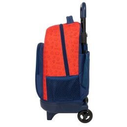 Super Mario|Mochila Escolar com Rodas Super Mario Trick Vermelho Azul escuro 33 x 45 x 22 cm