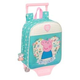 BlackFit8|Mochila Escolar com Rodas 905 BlackFit8 M313G Azul 32 x 42 x 15 cm