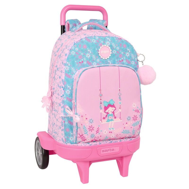 Safta|Mochila Escolar com Rodas Safta Swing Multicolor 33 x 45 x 22 cm Safta|Mochila Escolar com Rodas Safta Swing Multicolor 33 x 45 x 22 cm