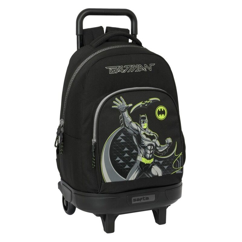 Batman|Mochila Escolar com Rodas Batman Game over Preto 33 x 45 x 22 cm