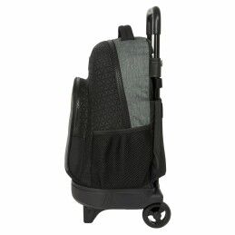 BlackFit8|Mochila Escolar com Rodas BlackFit8 Old school Preto Cinzento 33 x 45 x 22 cm