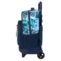 El Niño|Mochila Escolar com Rodas El Niño Kook Azul Marinho 33 x 45 x 22 cm