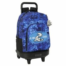 BlackFit8|Mochila Escolar com Rodas 905 BlackFit8 M313G Turquesa (32 x 42 x 15 cm)