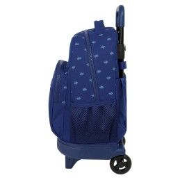 Harry Potter|Mochila Escolar com Rodas Harry Potter Captain Azul Marinho 33 x 45 x 22 cm