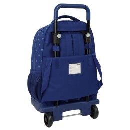 Harry Potter|Mochila Escolar com Rodas Harry Potter Captain Azul Marinho 33 x 45 x 22 cm