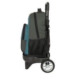 Safta|Mochila Escolar com Rodas Safta Urban style Azul Cinzento 33 x 45 x 22 cm