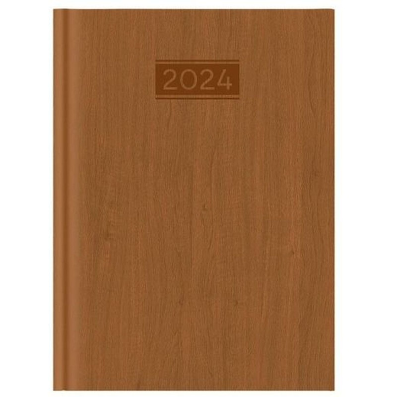 Agenda Deusto Boost Vivione D43 2024 Castanho 19,5 x 26,5 cm