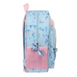 Frozen|Mochila Escolar Frozen Ice magic Azul 33 x 42 x 14 cm