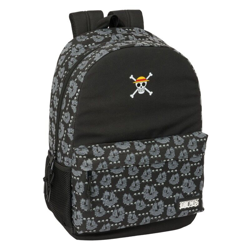 One Piece|Mochila Escolar One Piece Pirates Preto 30 x 46 x 14 cm One Piece|Mochila Escolar One Piece Pirates Preto 30 x 46 x 14 cm