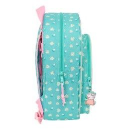 Peppa Pig|Mochila Escolar Peppa Pig Pretty flowers Amarelo Menta 26 x 34 x 11 cm