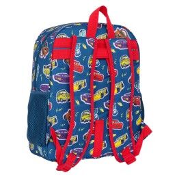 Cars|Mochila Escolar Cars Racing Azul Marinho 32 x 38 x 12 cm