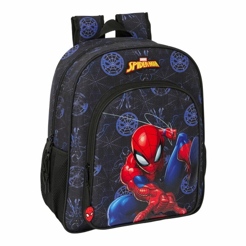 Spider-Man|Mochila Escolar Spider-Man Attack Preto 32 x 38 x 12 cm Spider-Man|Mochila Escolar Spider-Man Attack Preto 32 x 38 x 12 cm