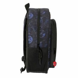 Spider-Man|Mochila Escolar Spider-Man Attack Preto 32 x 38 x 12 cm