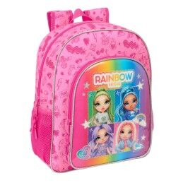 BlackFit8|Mochila Escolar com Rodas Compact BlackFit8 M918 Turquesa 33 X 45 X 22 cm