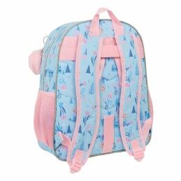 Frozen|Mochila Escolar Frozen Ice magic Azul 32 x 38 x 12 cm