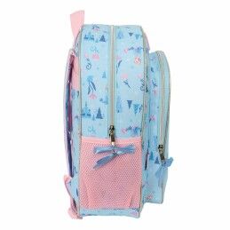 Frozen|Mochila Escolar Frozen Ice magic Azul 32 x 38 x 12 cm