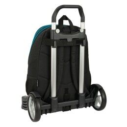 Kelme|Mochila Escolar com Rodas Kelme Iron Preto 32 x 44 x 16 cm