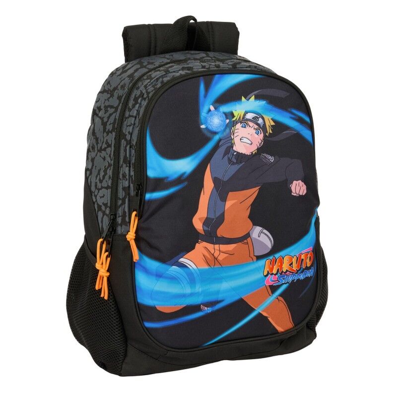 Naruto|Mochila Escolar Naruto Preto 32 x 44 x 16 cm