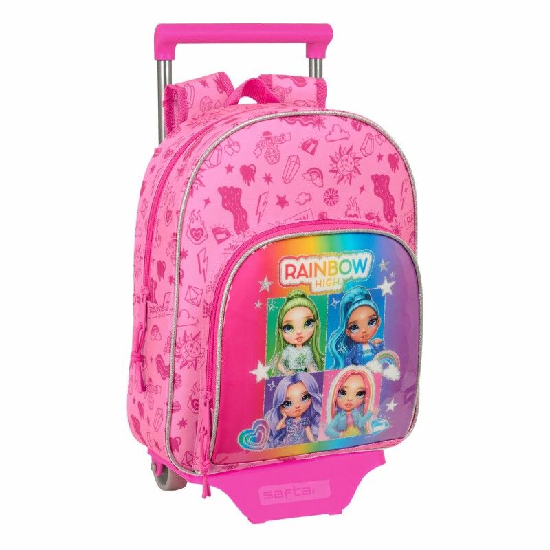 Rainbow High|Mochila Escolar com Rodas Rainbow High Shine Multicolor 28 x 34 x 10 cm