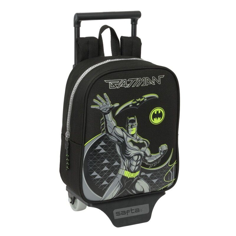 Batman|Mochila Escolar com Rodas Batman Game over Preto 22 x 27 x 10 cm Batman|Mochila Escolar com Rodas Batman Game over Preto 22 x 27 x 10 cm