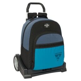 BlackFit8|Mochila Escolar com Rodas Evolution BlackFit8 Oxford Azul escuro (32 x 42 x 15 cm)