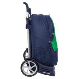 Benetton|Mochila Escolar com Rodas Benetton Flag Azul Marinho 32 x 44 x 16 cm