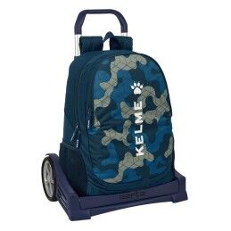 BlackFit8|Mochila Escolar com Rodas Evolution BlackFit8 Oxford Azul escuro (32 x 42 x 15 cm)